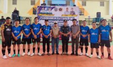 Ketua DPRD Murung Raya Hadiri Pembukaan Turnamen Futsal PWI se-DAS Barito
